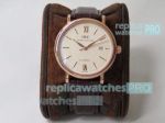 Copy IWC Portofino Rose Gold White Dial Watch - Swiss Grade